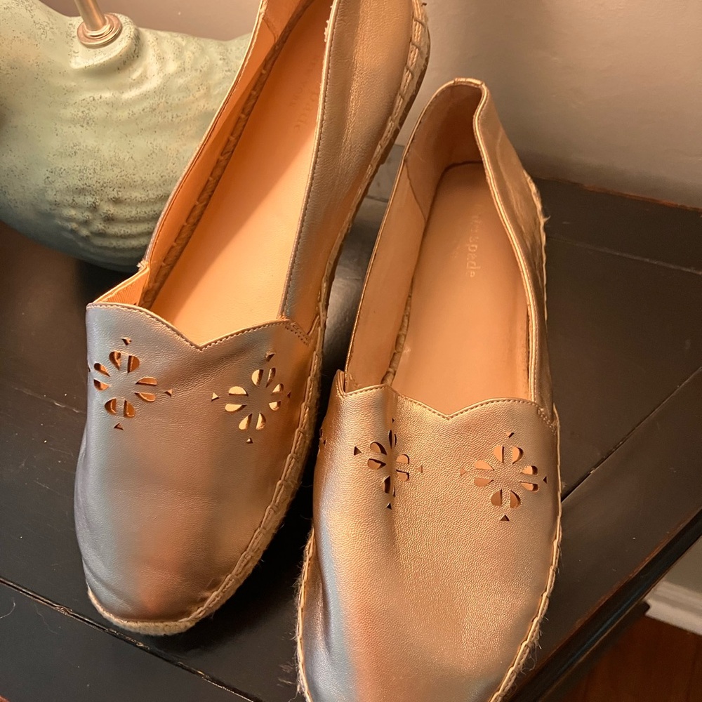 Kate Spade Metallic Espadrilles